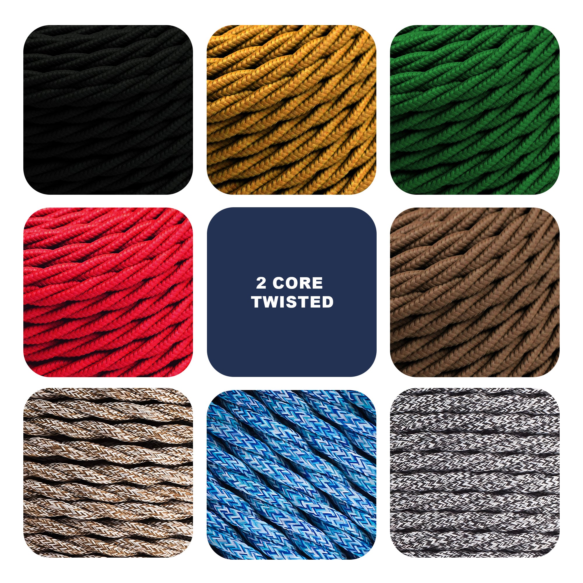 Fabric Covered Wire - Cloth Cord | Relicelectrical