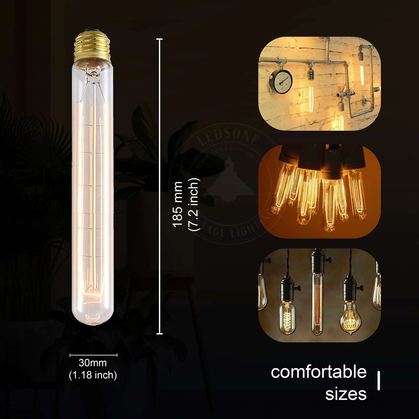 T185 E27 60W Industrial Light bulb