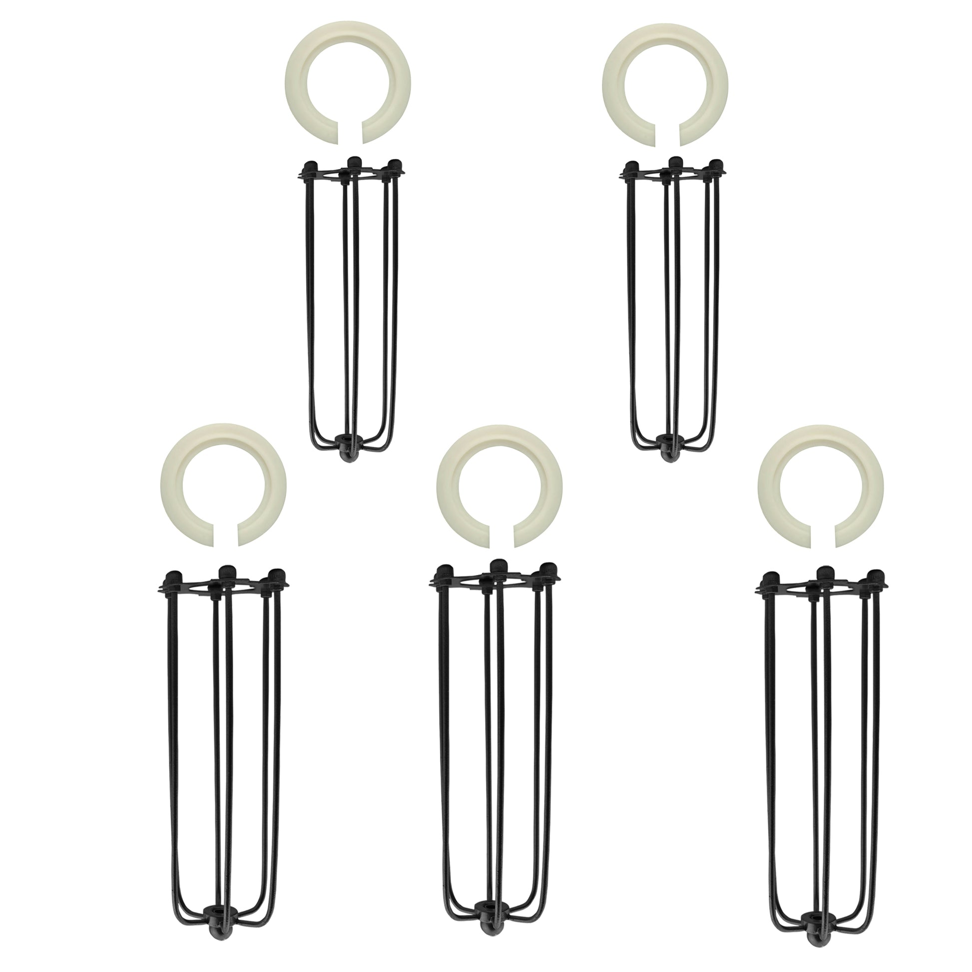 Long Shape Pendant Light Shade Metal Wire Cage