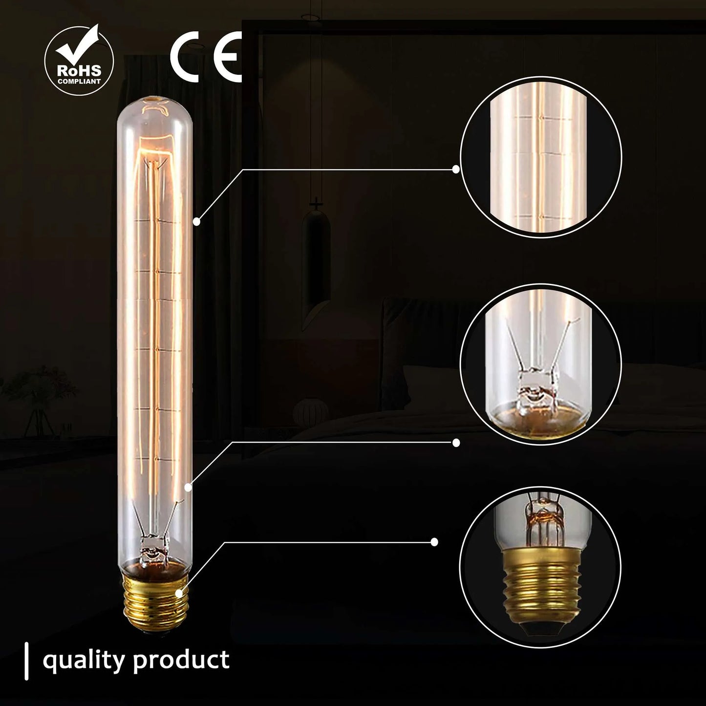 T185 E27 60W Industrial Light bulb