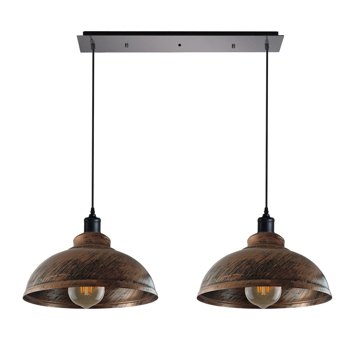 Retro 2-Way Curvy Shape Pendant Light
