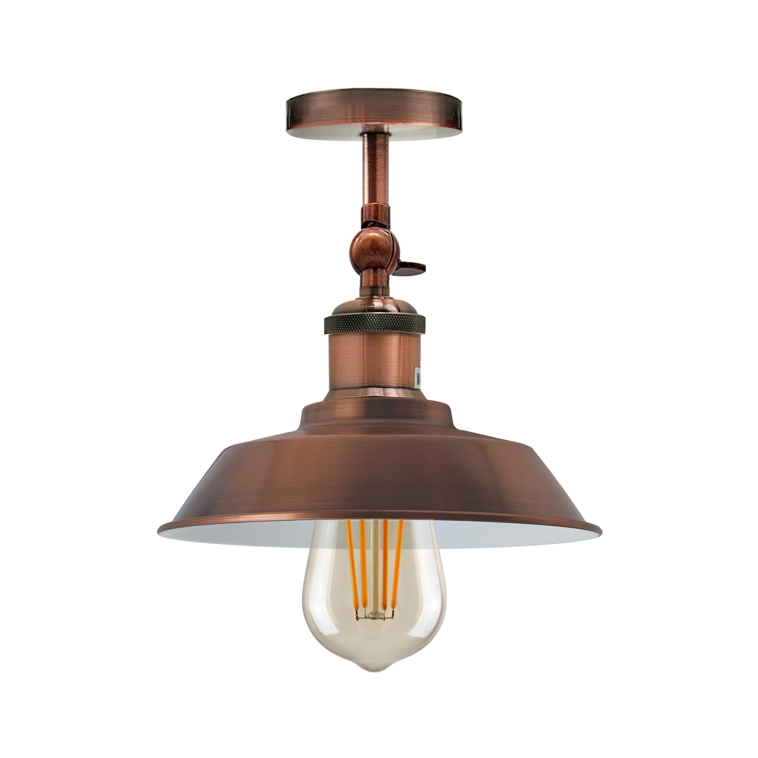 Brushed Copper Flush Mount Ceiling Light