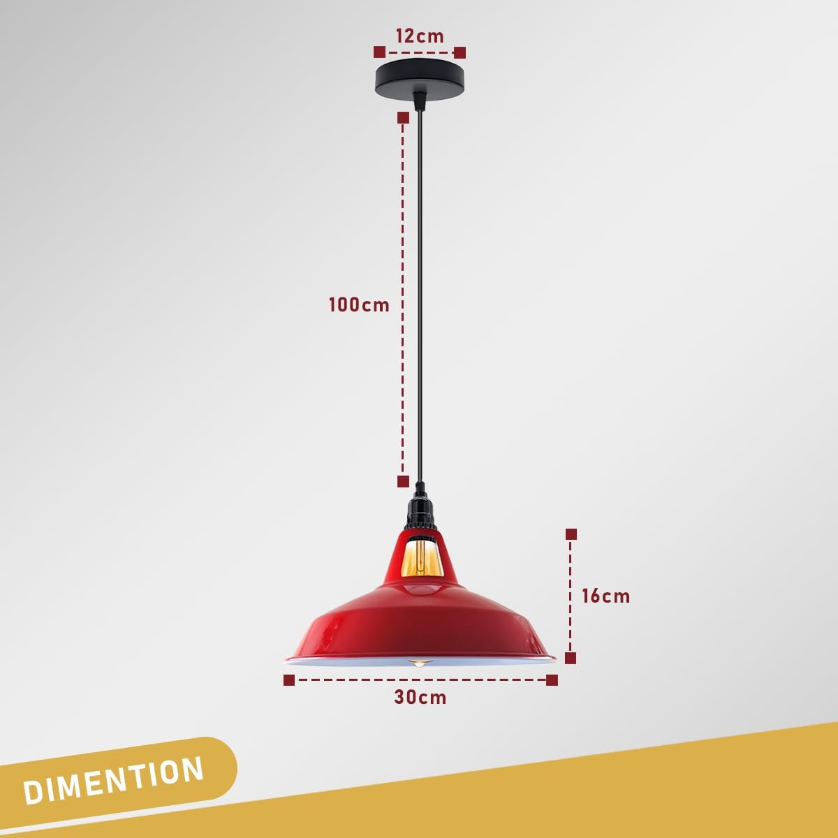 Metal Ceiling Pendant Light Shades