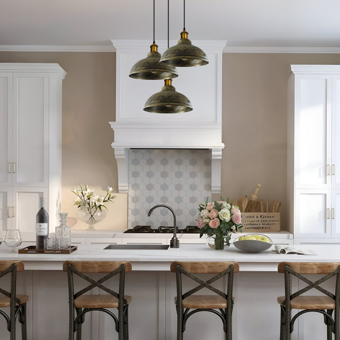 hanging pendant light kit - Application image