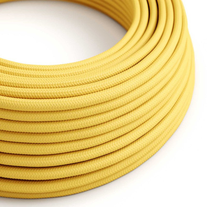 Fabric Cloth Covered 3 Core Round