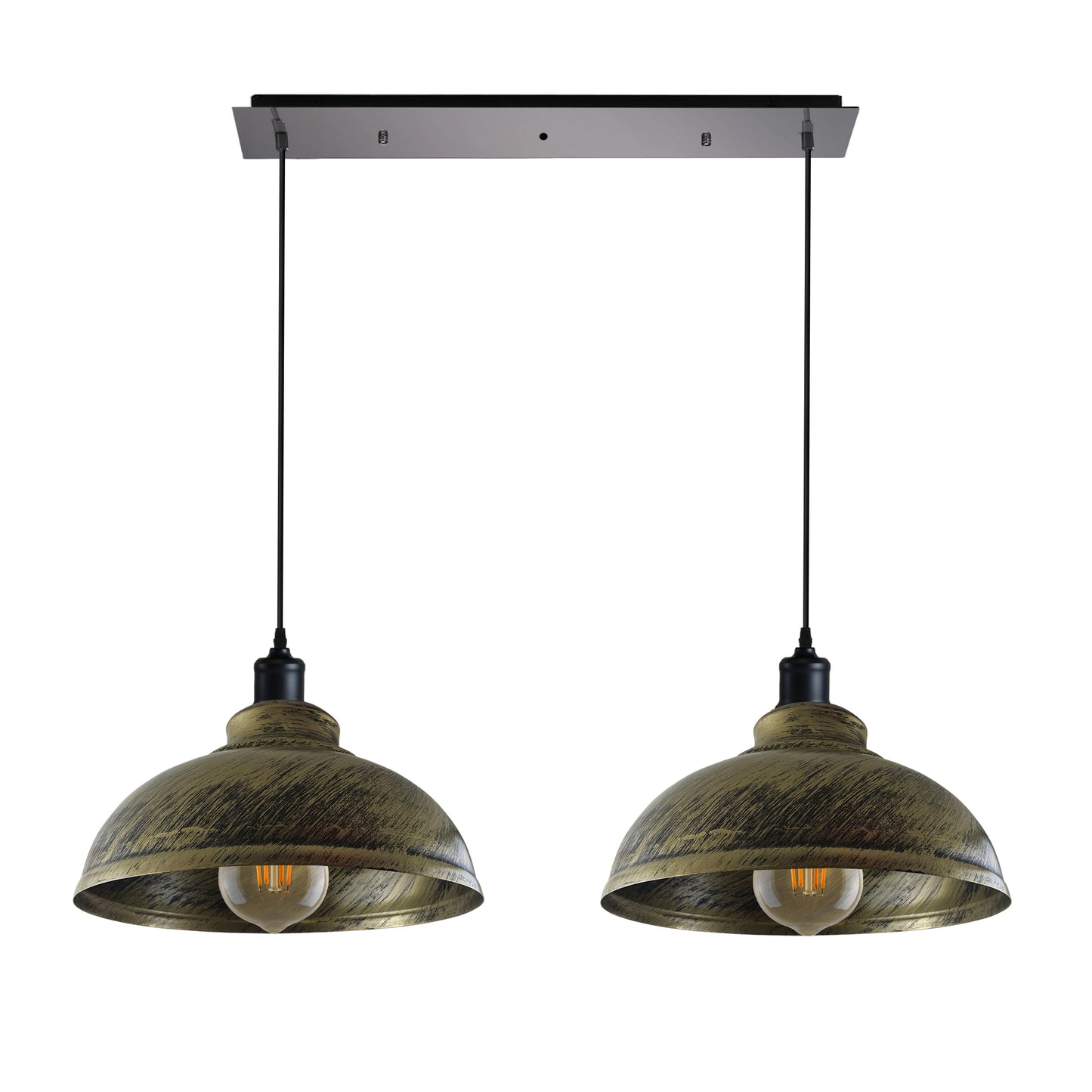 Retro 2-Way Curvy Shape Pendant Light
