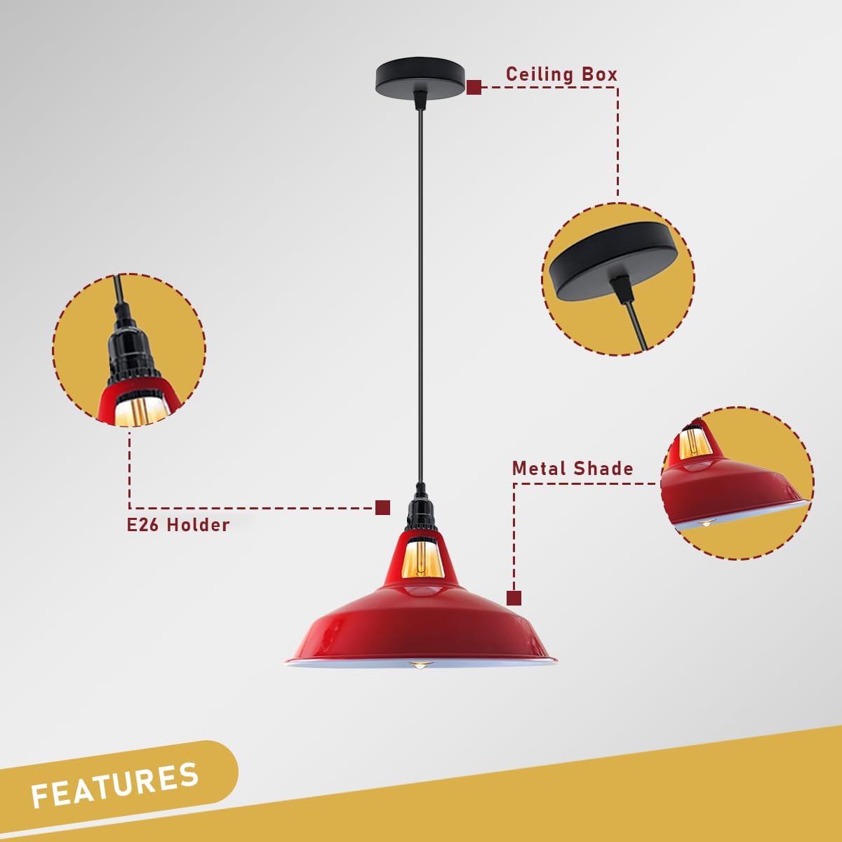 Barn Slot Pendant Light