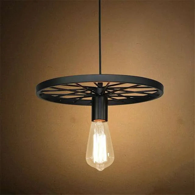 Wheel Light Hanging Pendant .Application Image