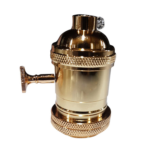 Vintage Metal Bulb Socket Lamp Holder