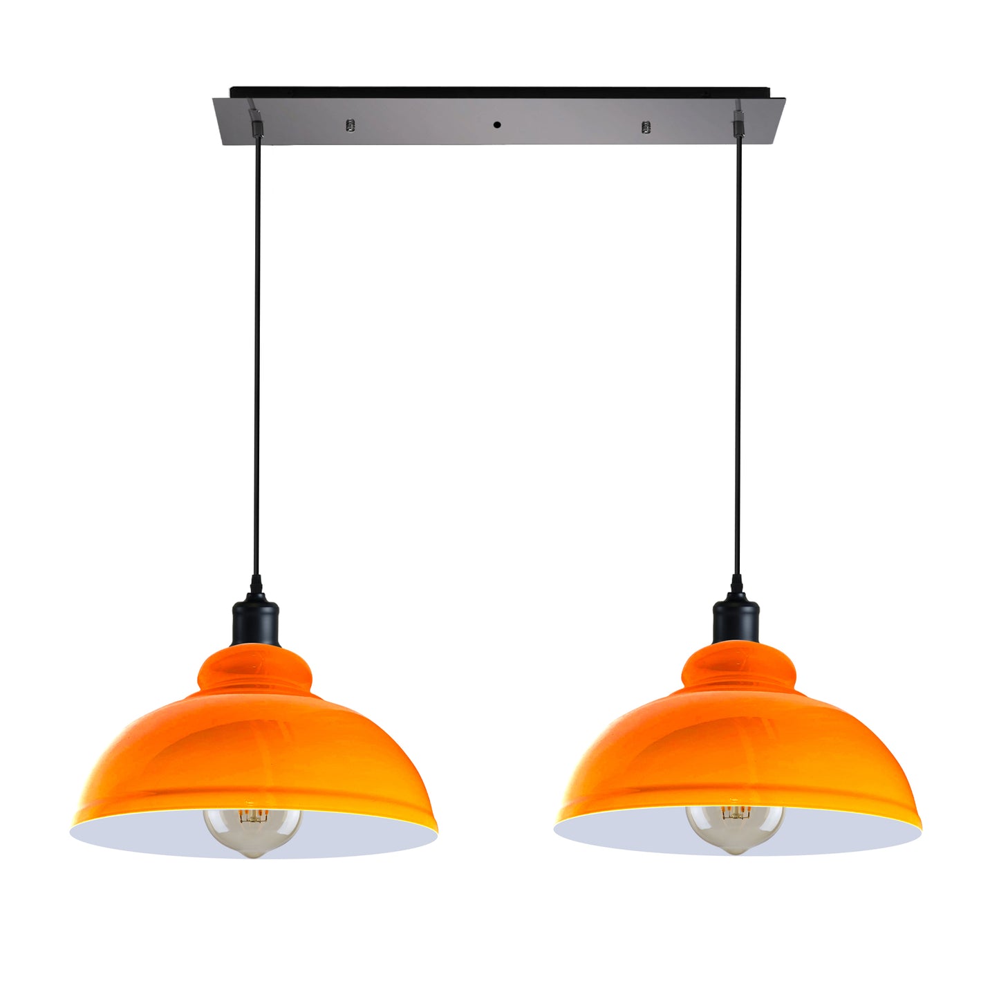 Retro 2-Way Curvy Shape Pendant Light