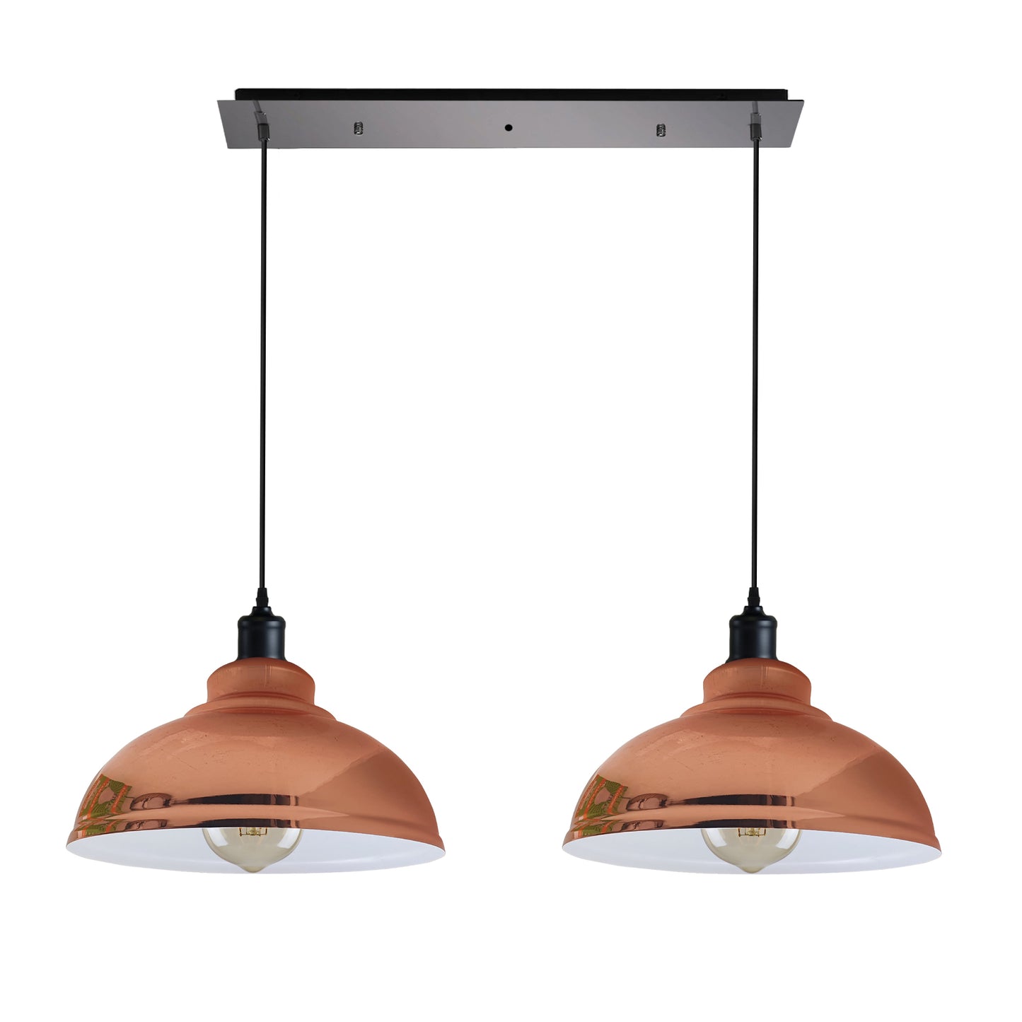 Retro 2-Way Dome Shape Pendant Light