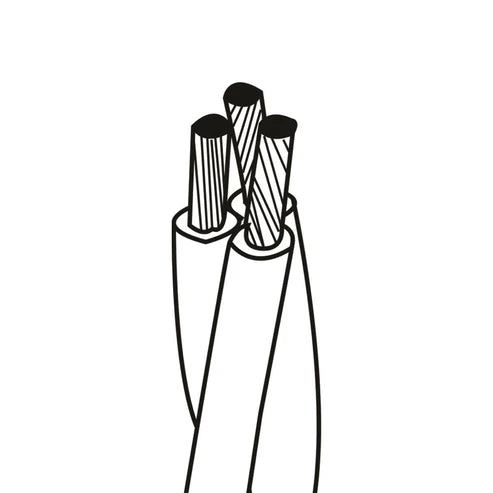 3 core Twisted Braided Cable