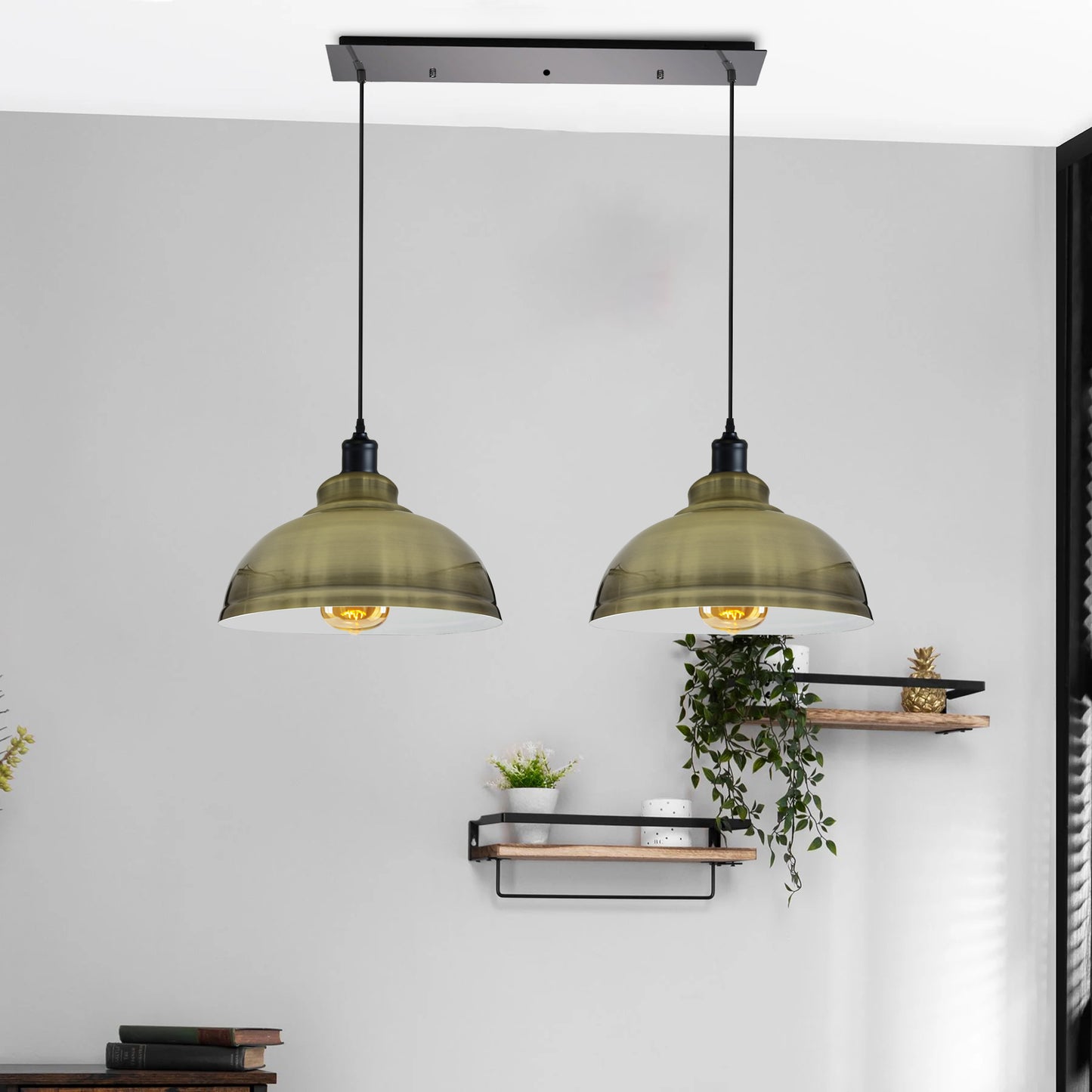 2-Way Dome Shape Pendant Light - Application image