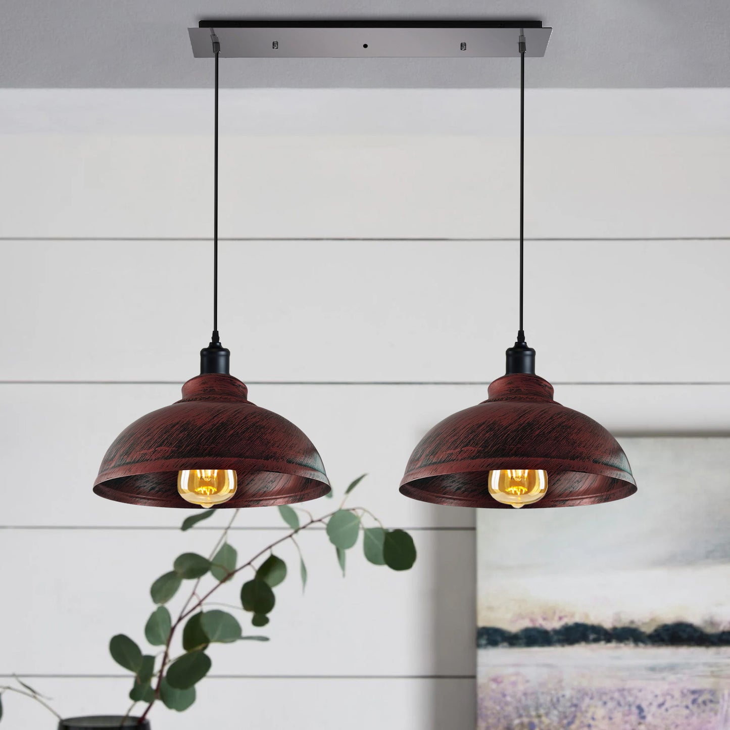 2-Way Dome Shape Pendant Light - Application image