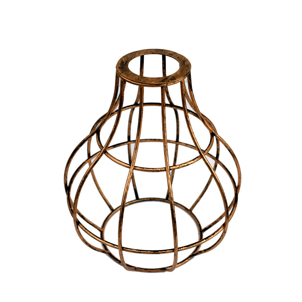 Industrial Vase Shape Metal Wire Cage Lampshade