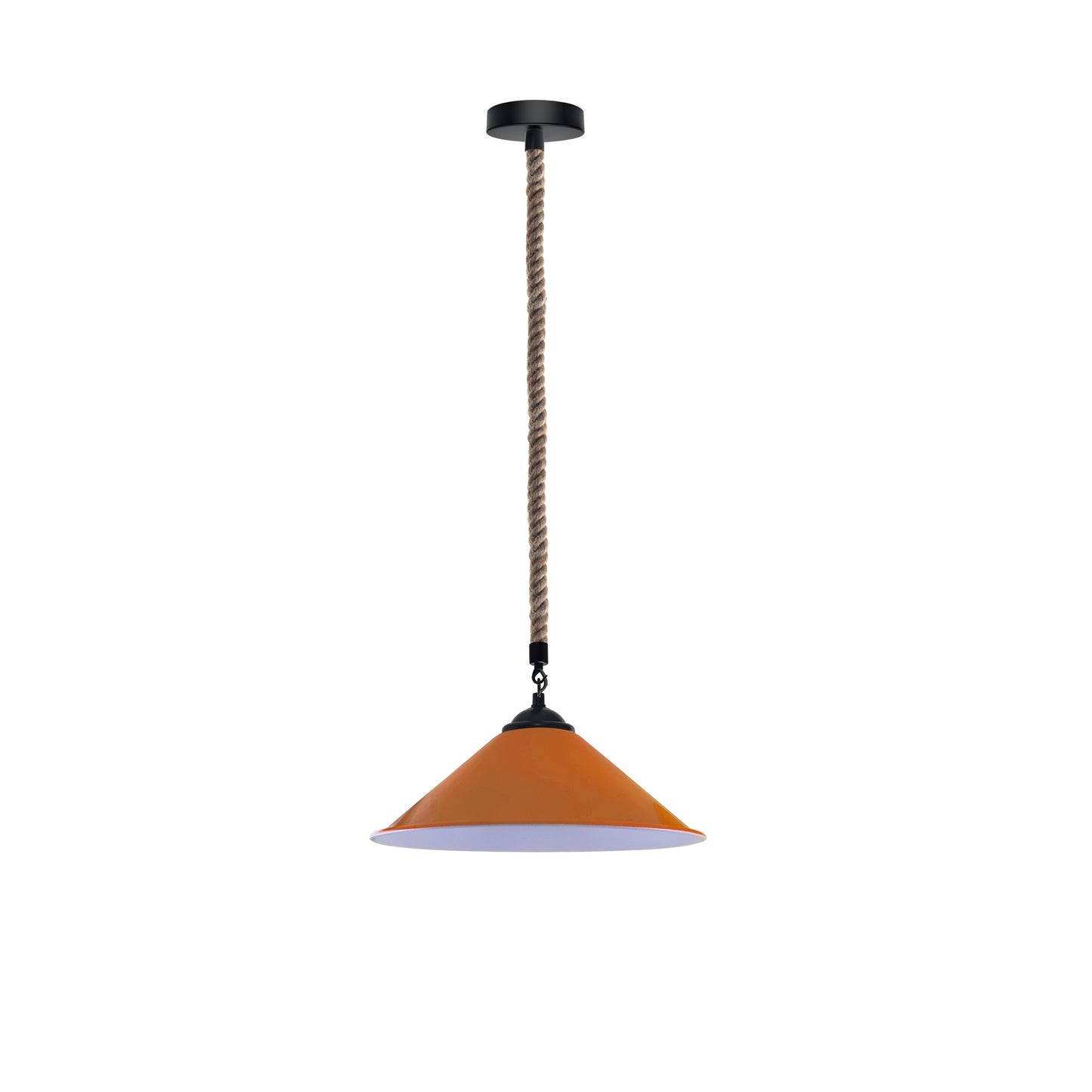 hemp pendant lamp lighting with light bulb