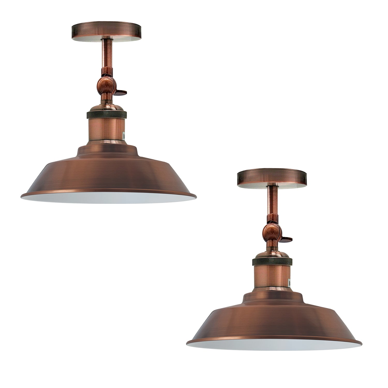 Brushed Copper Flush Mount Ceiling Light