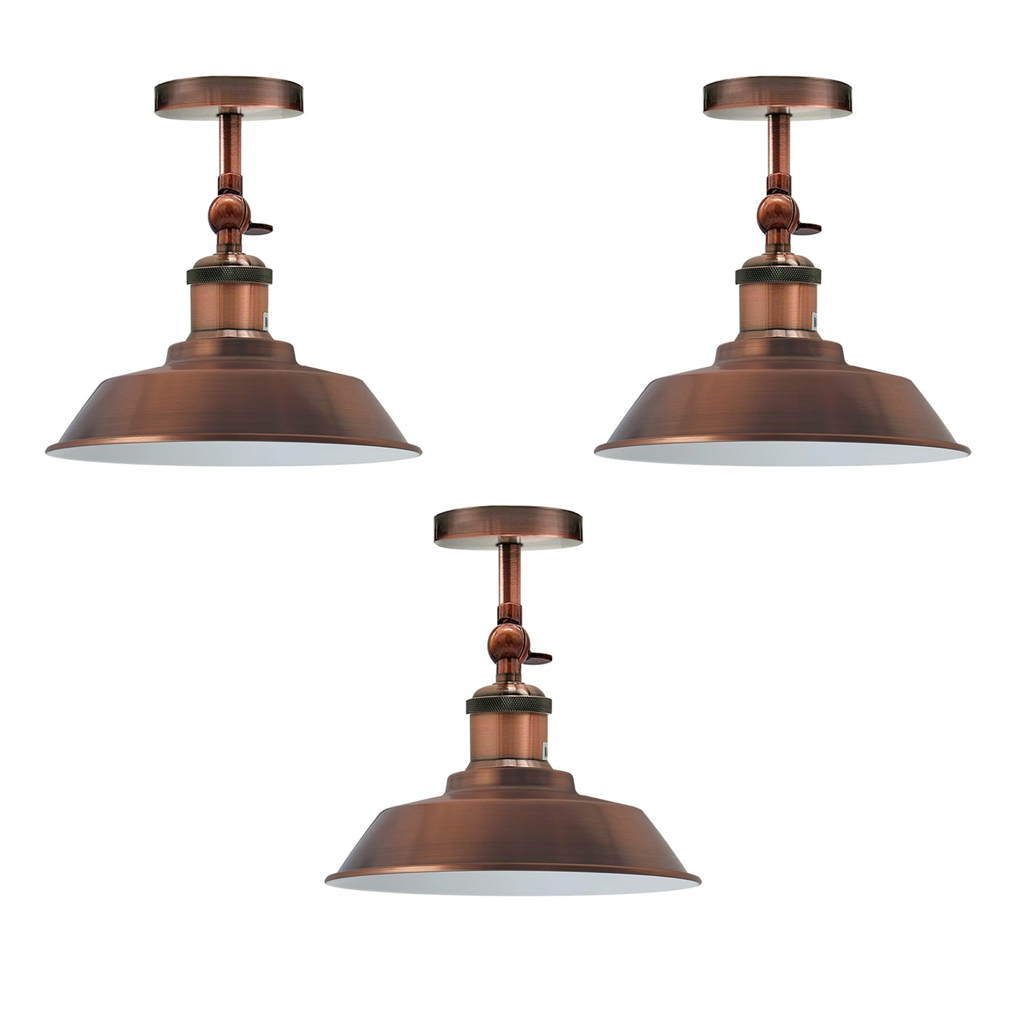 Brushed Copper Flush Mount Ceiling Light