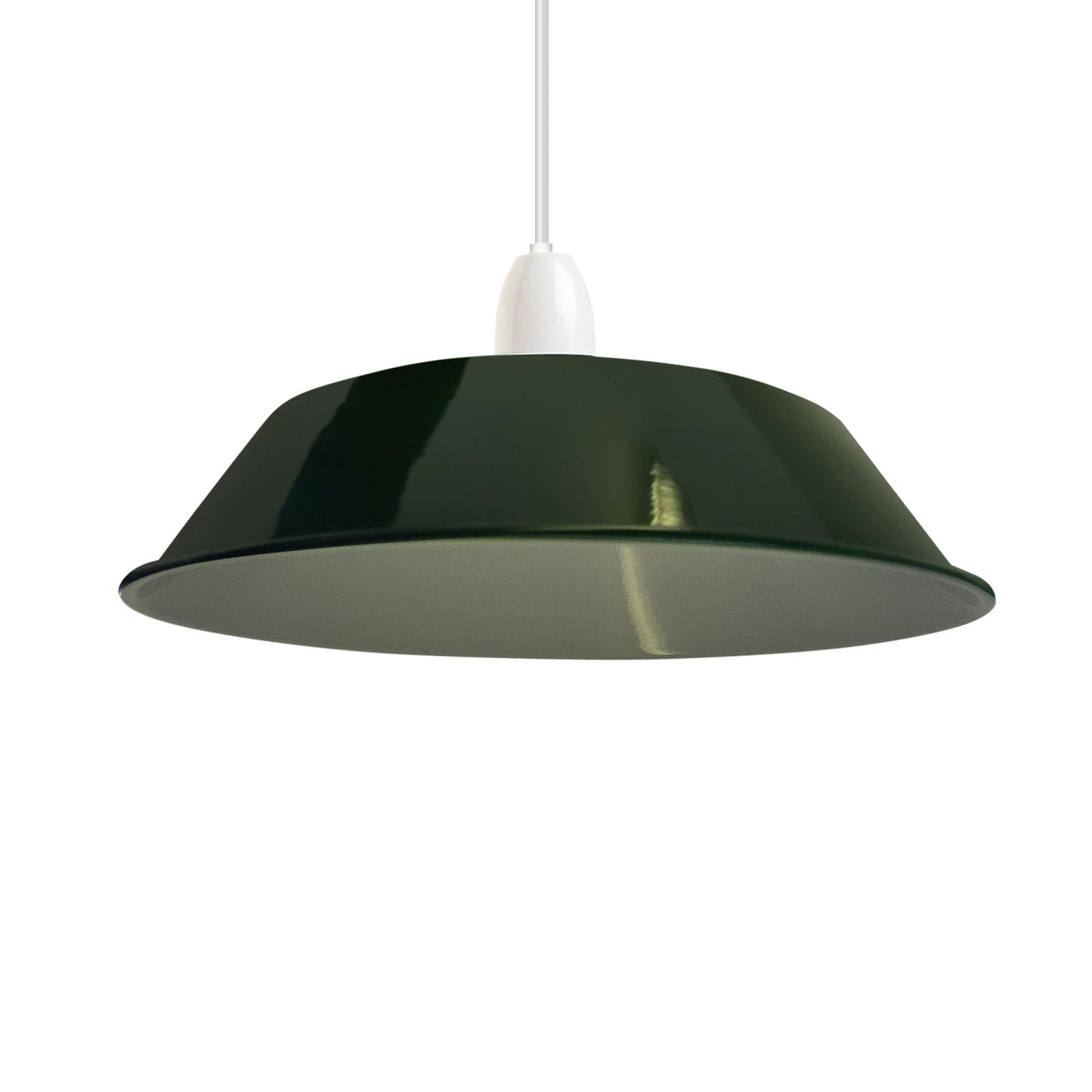 Retro Style Ceiling Light Shades Metal Curved 36cm~1607