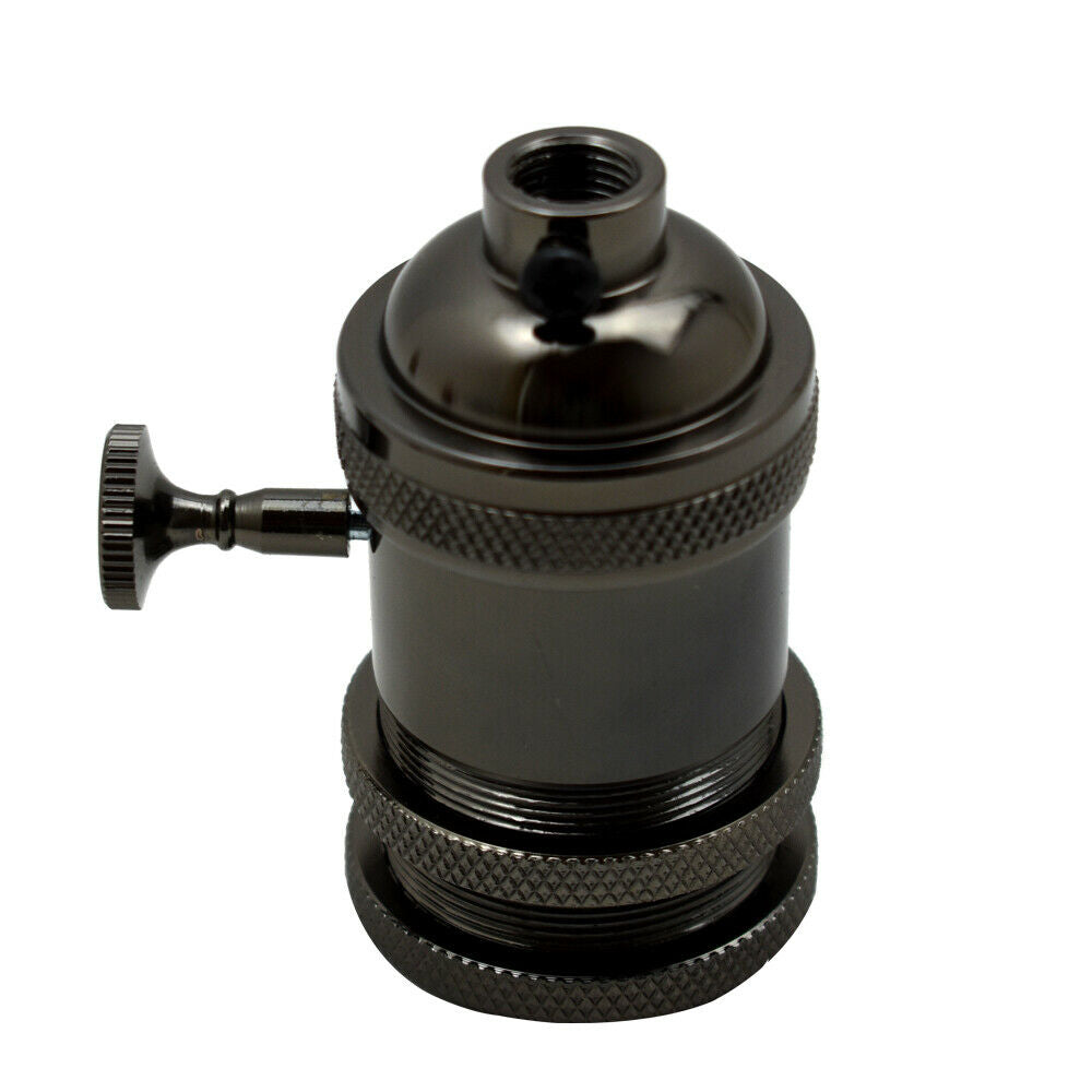 Vintage Metal Bulb Socket Lamp Holder