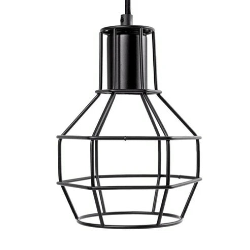 Industrial 5-Head Metal Shade Spider Pendant Light