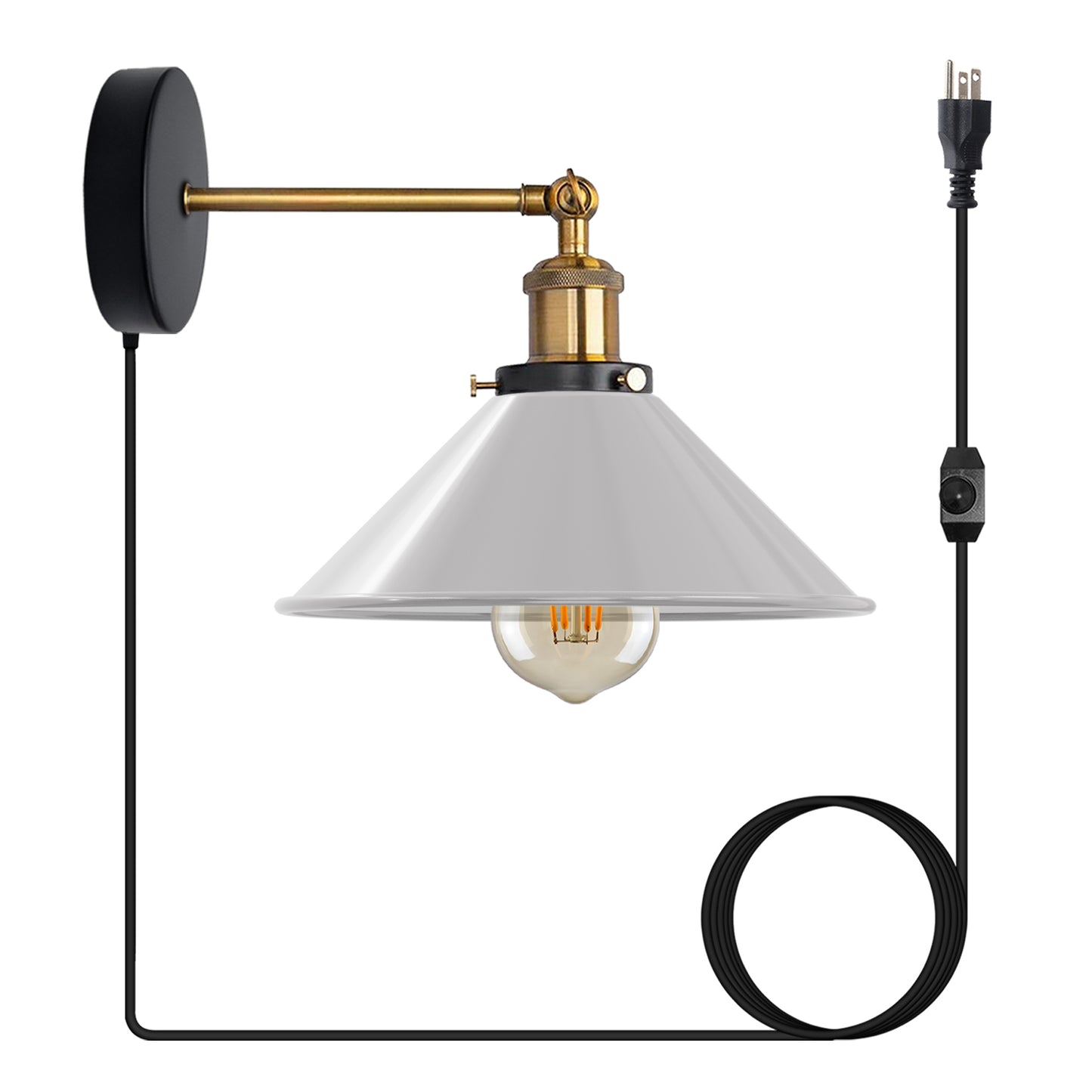 White Plug-in Wall Light Sconces with Dimmer Switch.JPG