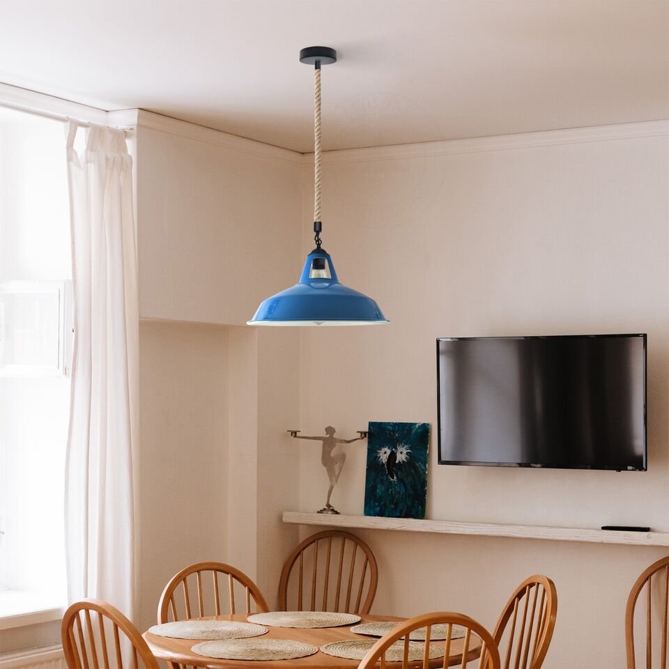Stylish rope pendant lighting - Application image