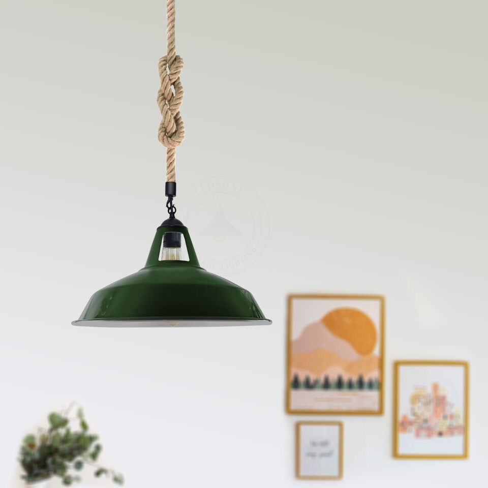 hemp rope ceiling lights - Application image