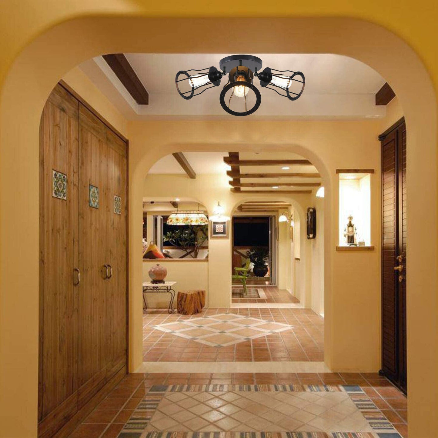 Chic Shabby ceiling light - Application image