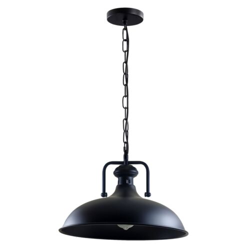 Black Pendant light with chain .JPG