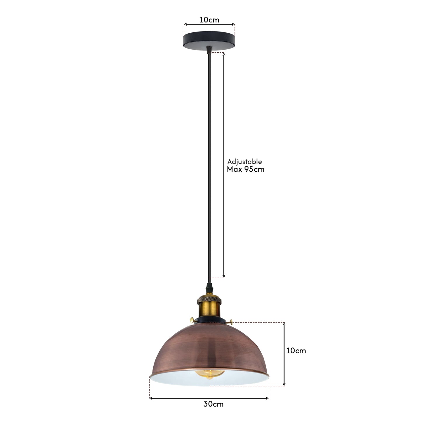 Metal Dome Shade