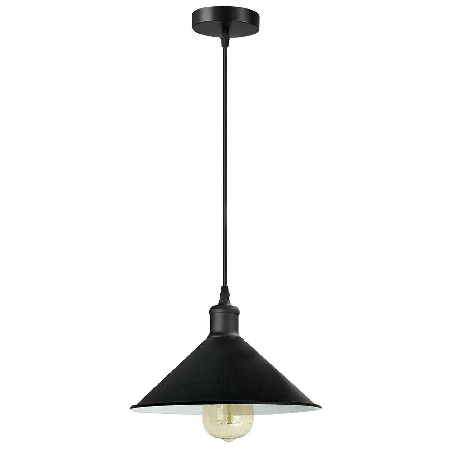 Black Cone Pendant Light.JPG