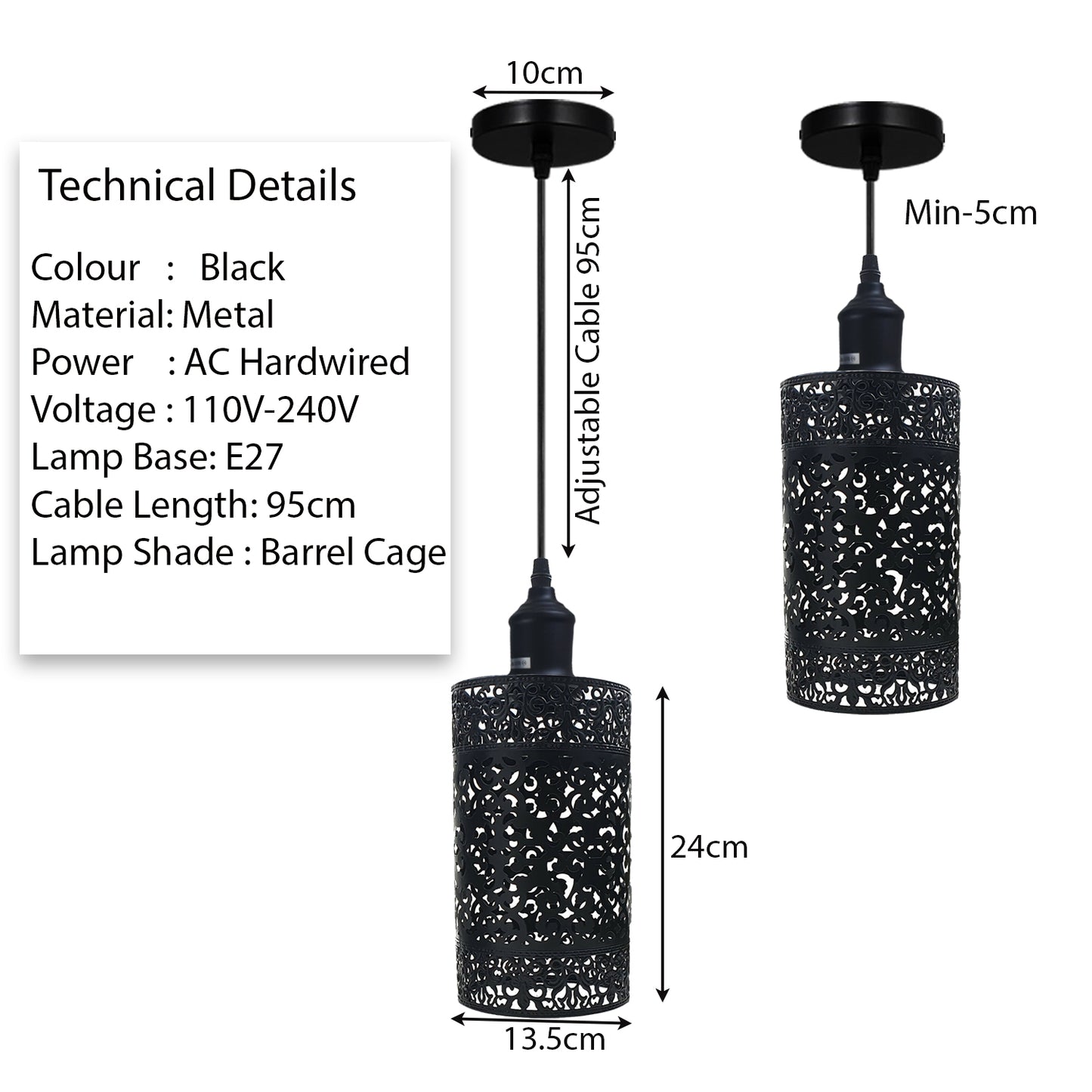 Farmhouse Light Fixtures Cage Light Industrial Lighting