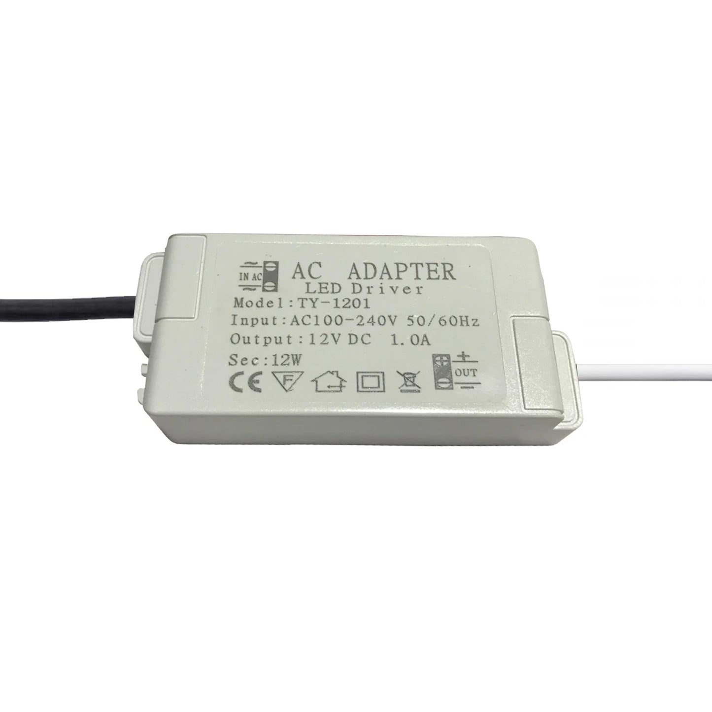 12W Compact LED Driver AC 230V to DC12V Power Supply Transformer~