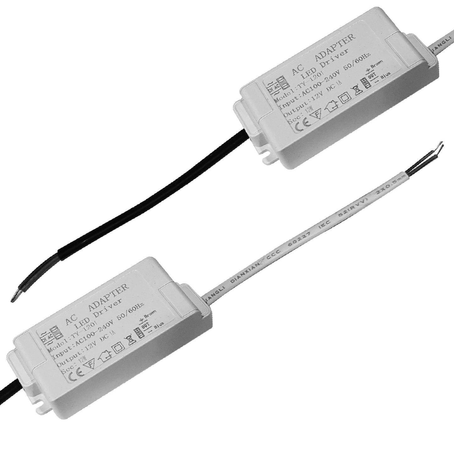12W Compact LED Driver AC 230V to DC12V Power Supply Transformer