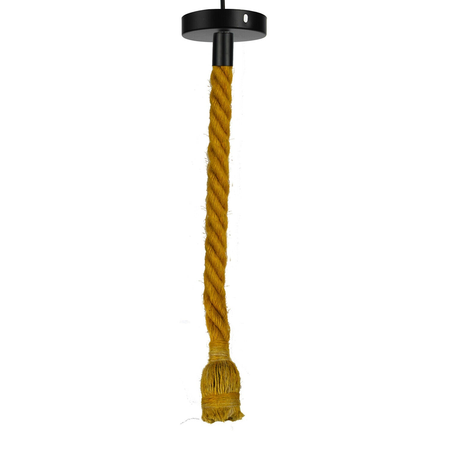 Industrial Vintage Hemp Rope Pendant Light