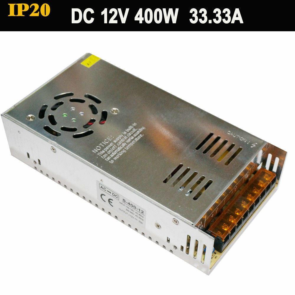 Adjustable DC Power Voltage Converter AC to DC Power Supply Transformer Enclosed Power Supplies 12V S 360 12