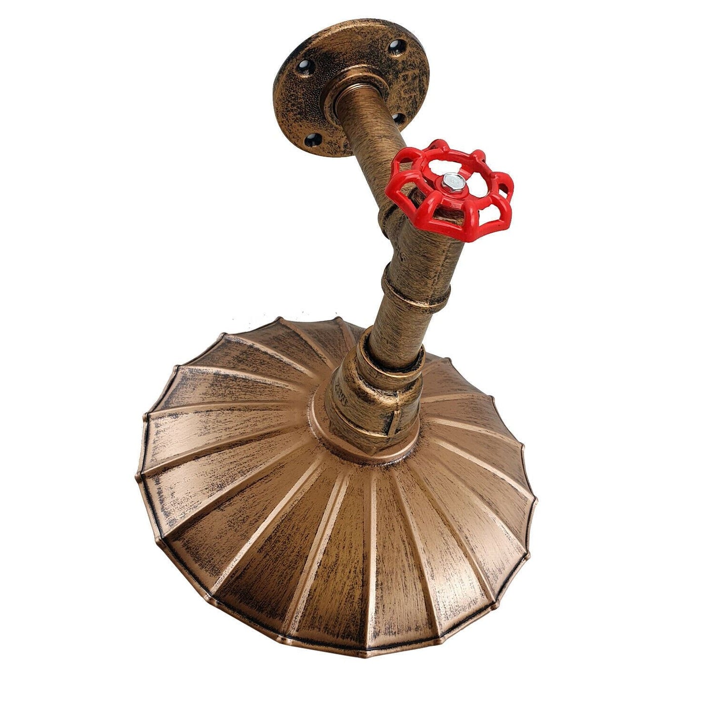 Brushed copper Steampunk pipe wall light.JPG