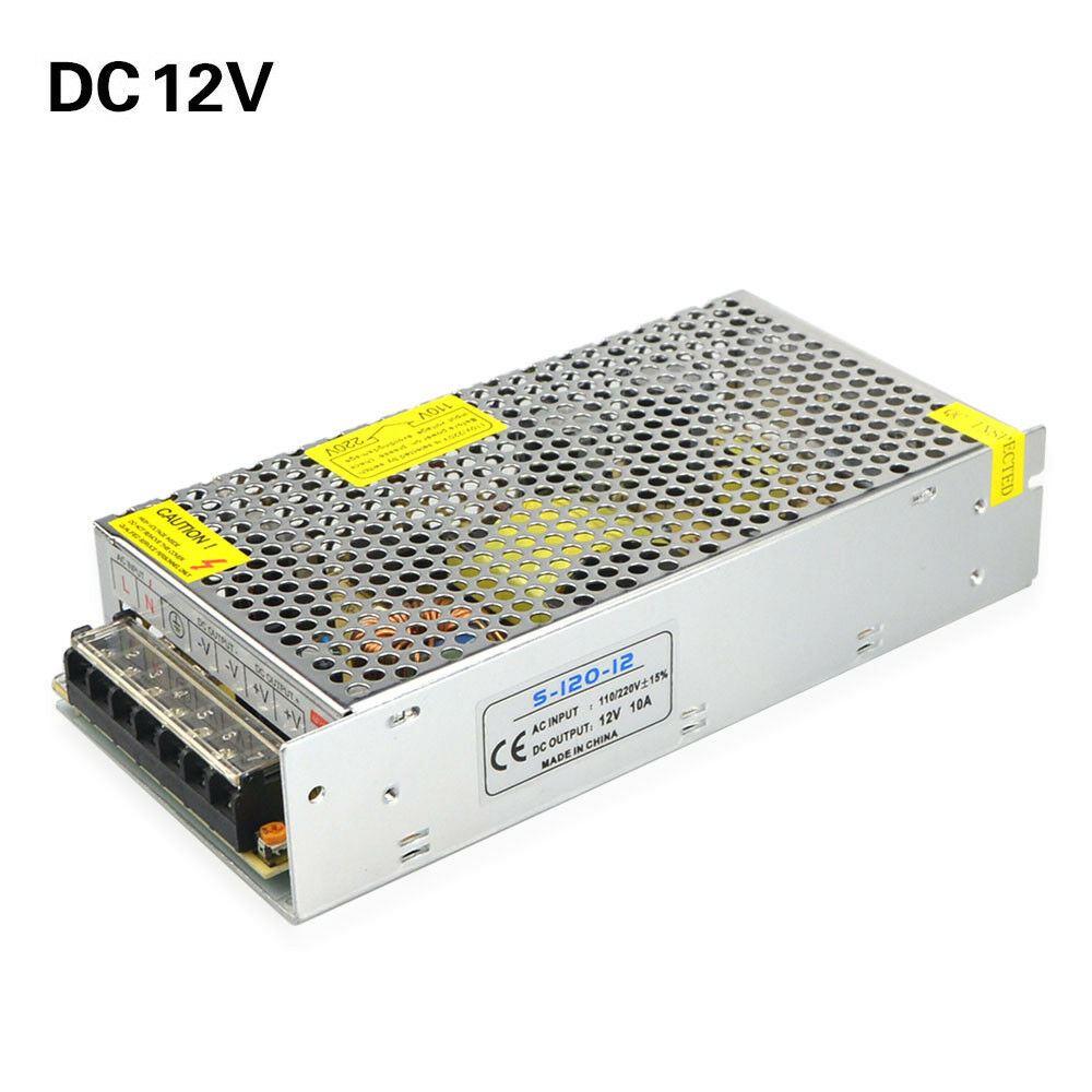 Adjustable DC Power Voltage Converter AC to DC Power Supply Transformer Enclosed Power Supplies 12V S 360 12