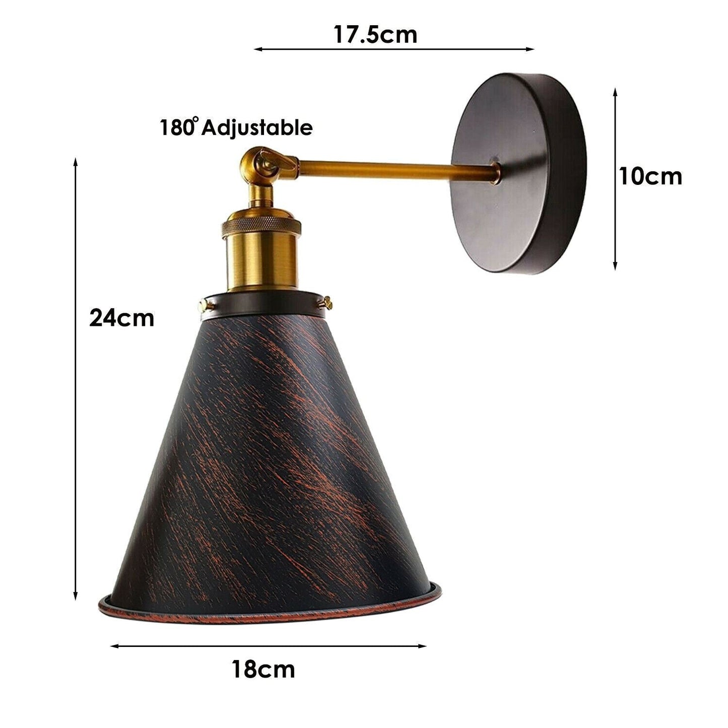 Industrial Metal Mounted Wall lighting
