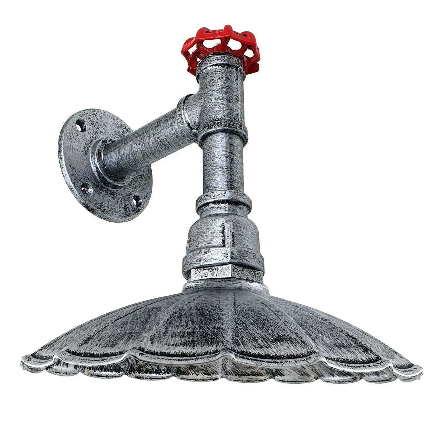 Brushed silver Steampunk pipe wall light.JPG