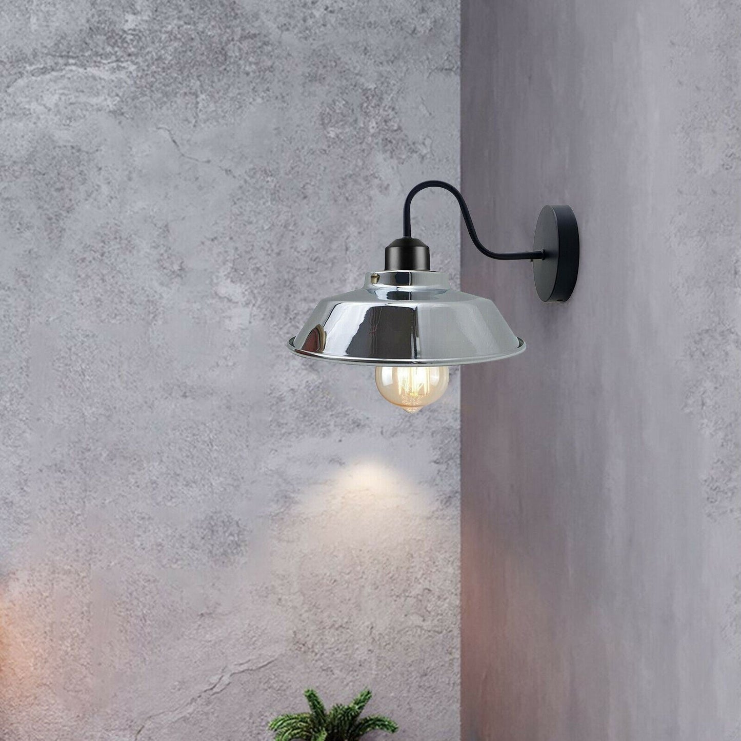 Industrial Swan Wall Lampshade for basement
