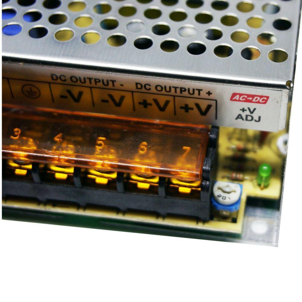 Adjustable DC Power Voltage Converter AC to DC Power Supply Transformer Enclosed Power Supplies 12V S 360 12