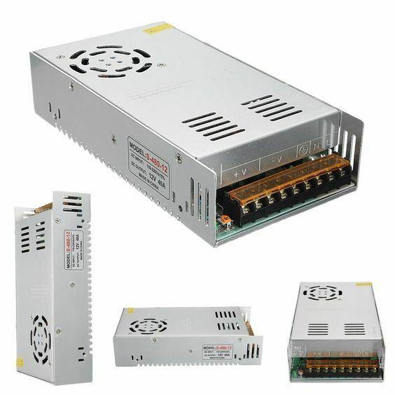 Adjustable DC Power Voltage Converter AC to DC Power Supply Transformer Enclosed Power Supplies 12V S 360 12