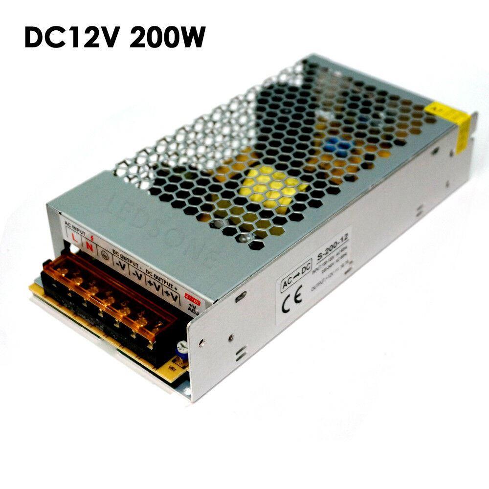 Adjustable DC Power Voltage Converter AC to DC Power Supply Transformer Enclosed Power Supplies 12V S 360 12