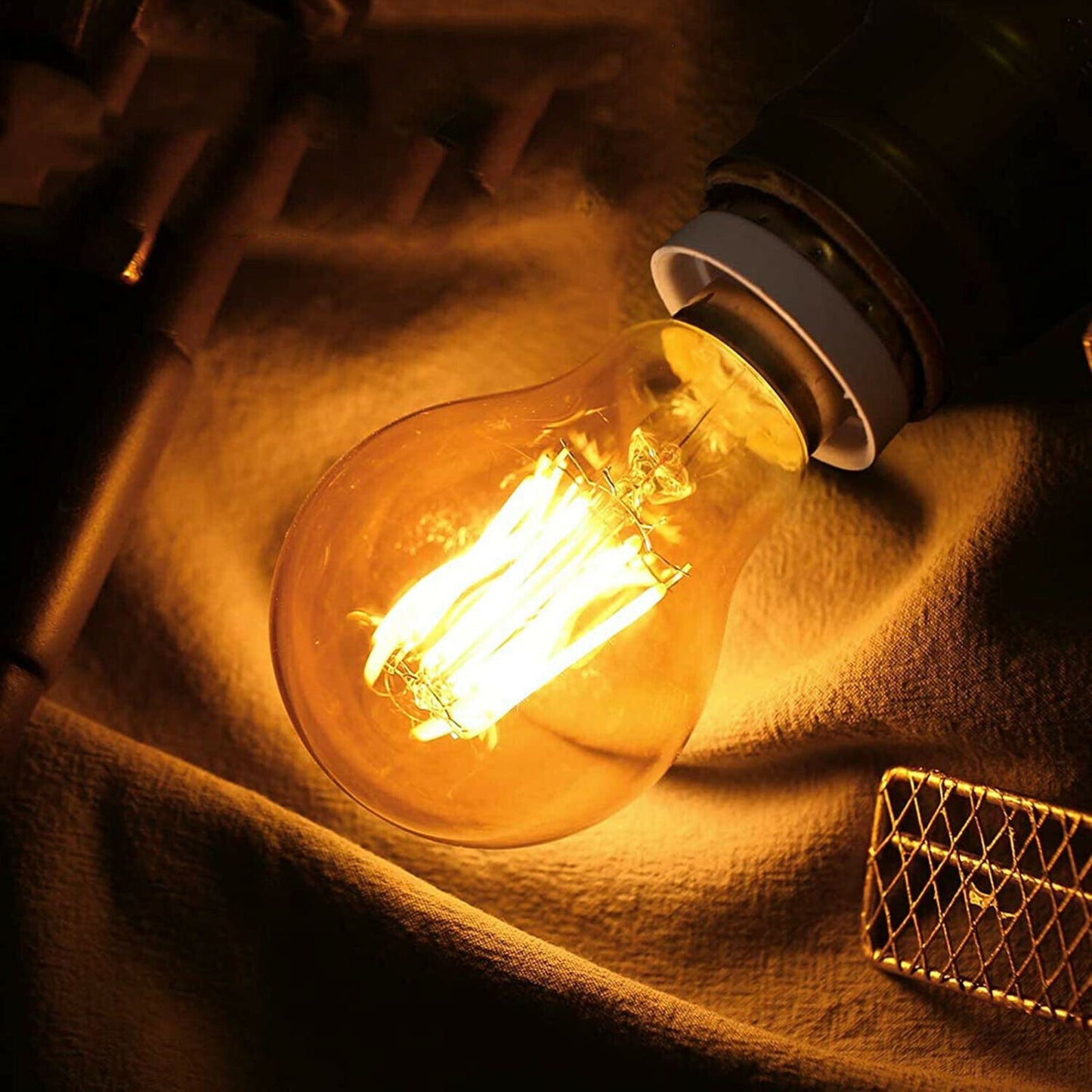 1/3/5/10 Pack Decorative Light Bulbs A60 E26 8W Vintage Edison LED Bulbs