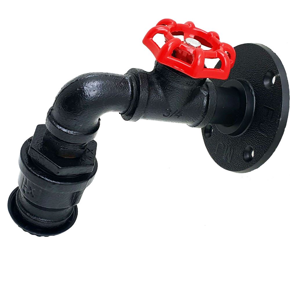 Black Water Pipe Wall Light.JPG
