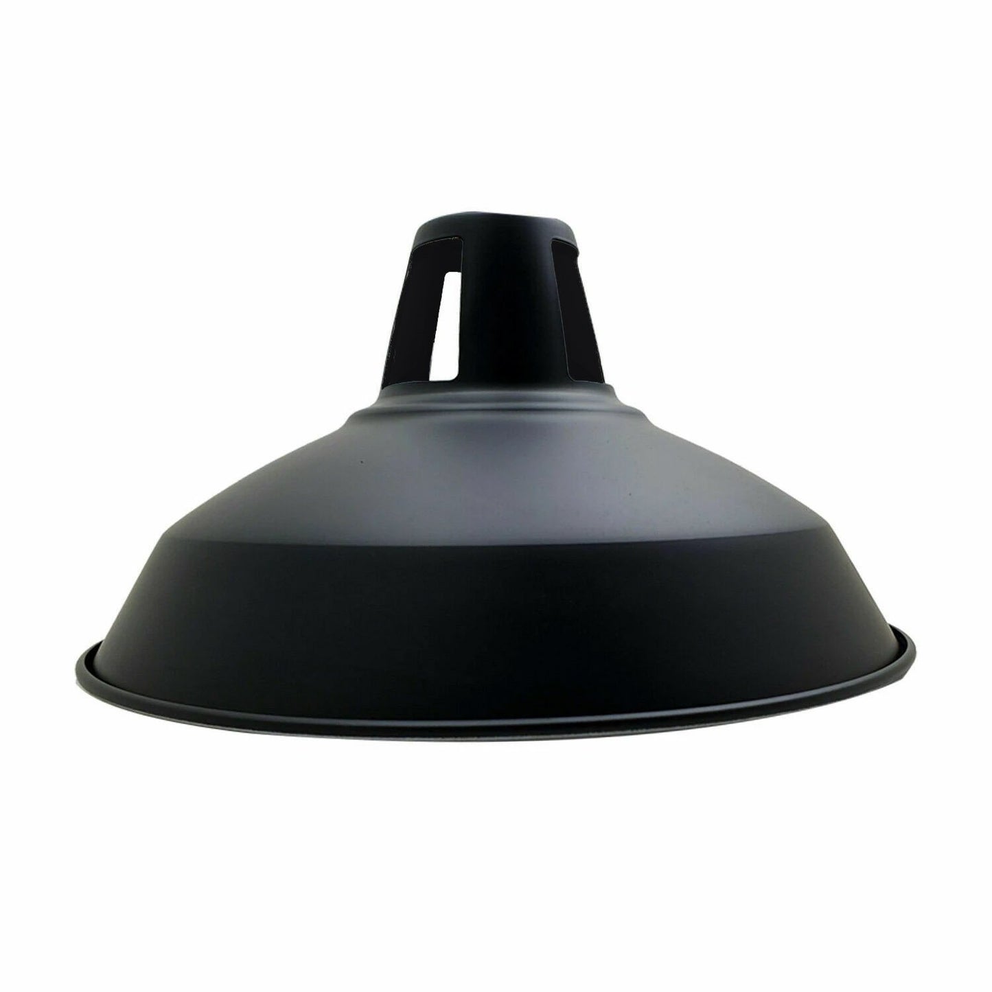 black barn lampshades for pendant lights.JPG