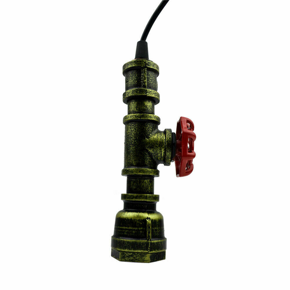 Industrial Steampunk Water Pipe Pendant Light