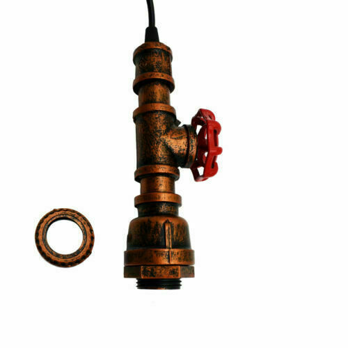 Industrial Steampunk Water Pipe Pendant Light